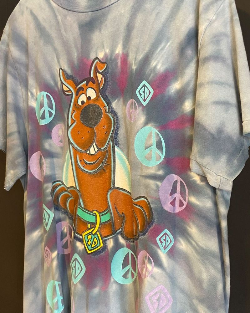 スクービー・ドゥー タイダイTシャツ プリント