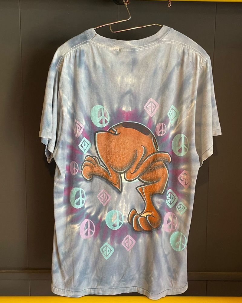 スクービー・ドゥー タイダイTシャツ ディテール