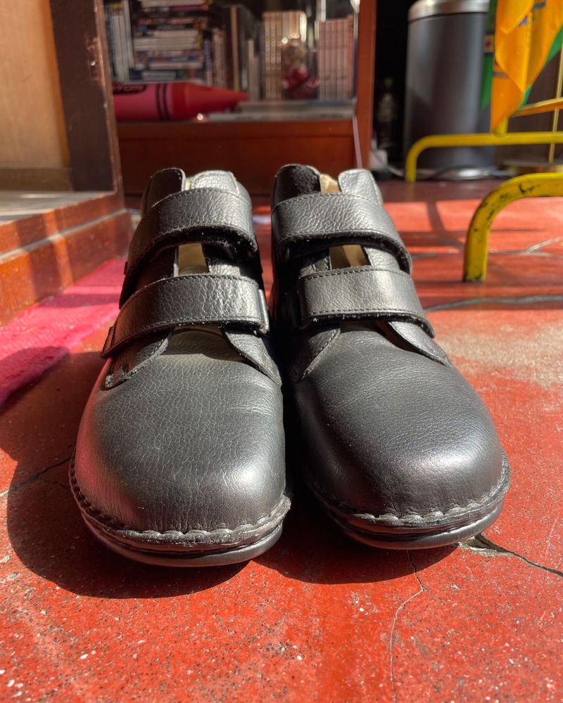 Finn Comfort レザーブーツ ディテール