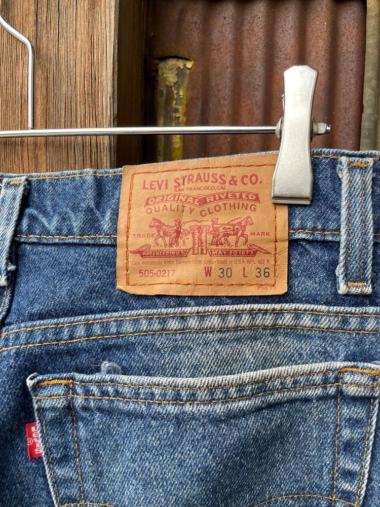 Levi's 505 デニムパンツ ディテール