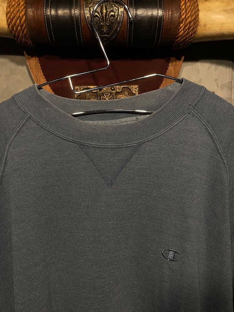Champion 半袖ラグランスウェット ディテール