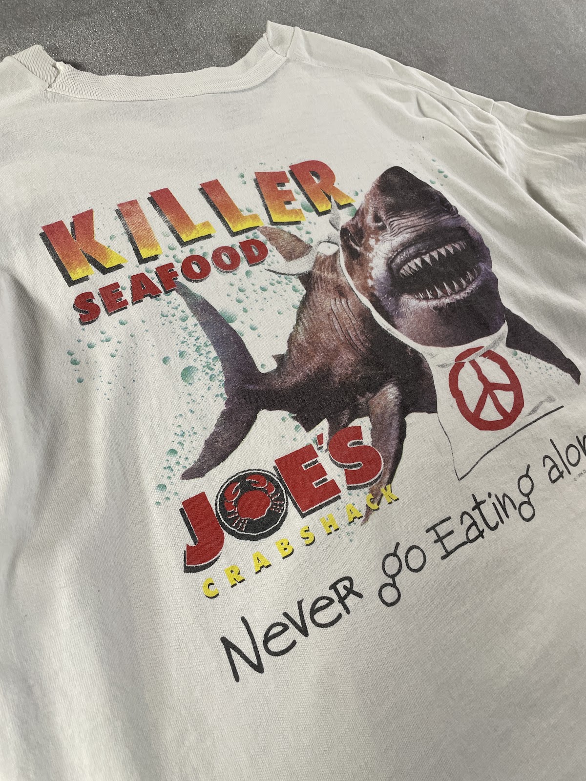 1996年 Joe's Crabshack KILLER SEAFOOD Tシャツ 12