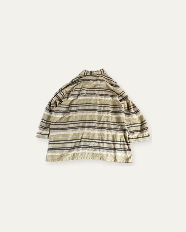 CHICO'S DESIGN シルクのボーダージャケット