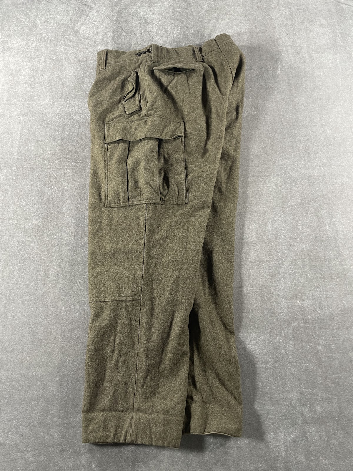 1950〜60年代頃 西ドイツ軍 ウールカーゴパンツ オリーブドラブ ミリタリー メンズ 11
