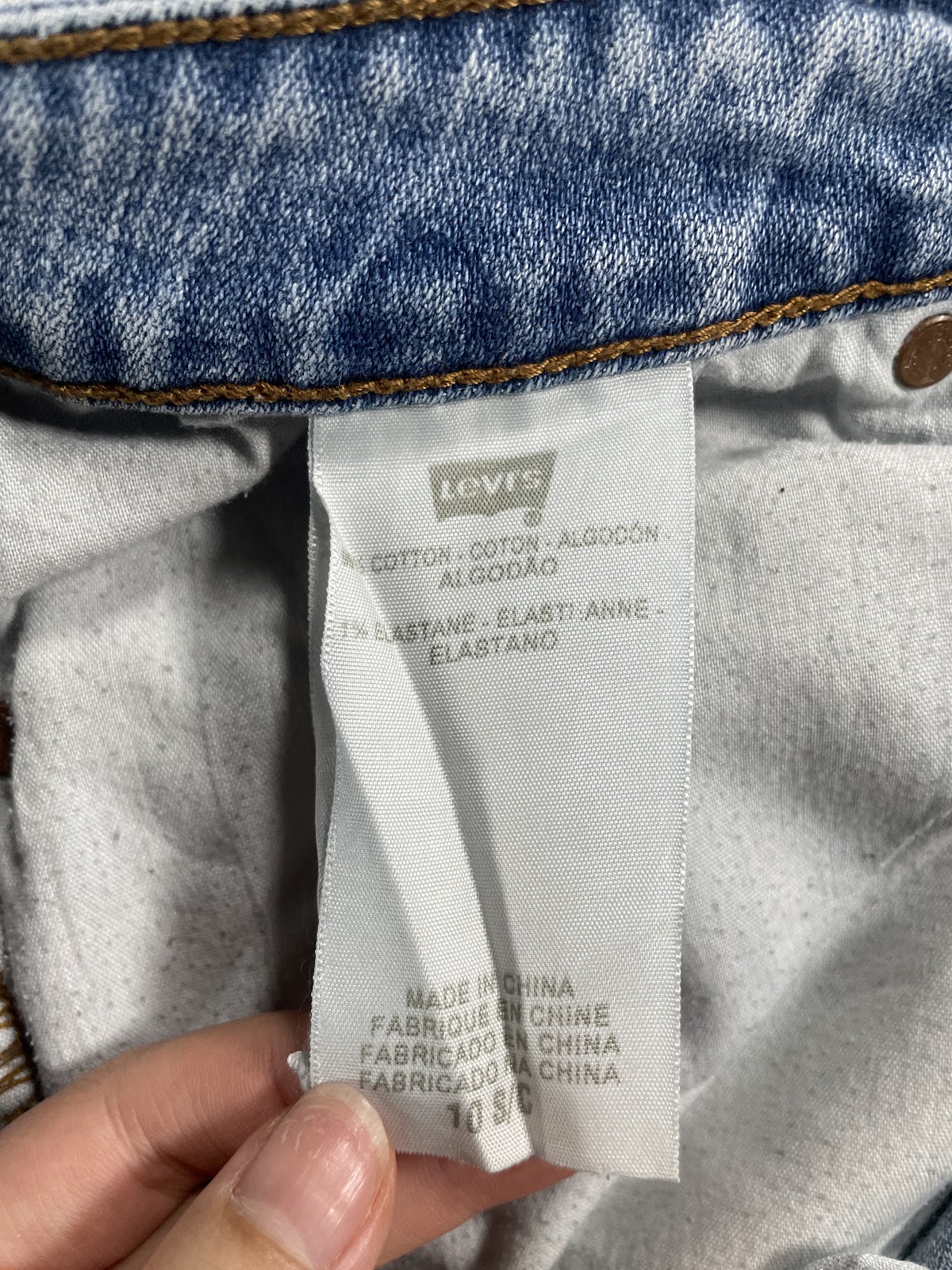 Levi's グラフィックプリント ブーツカットデニム ライトブルー 2000年代頃 レディース 5