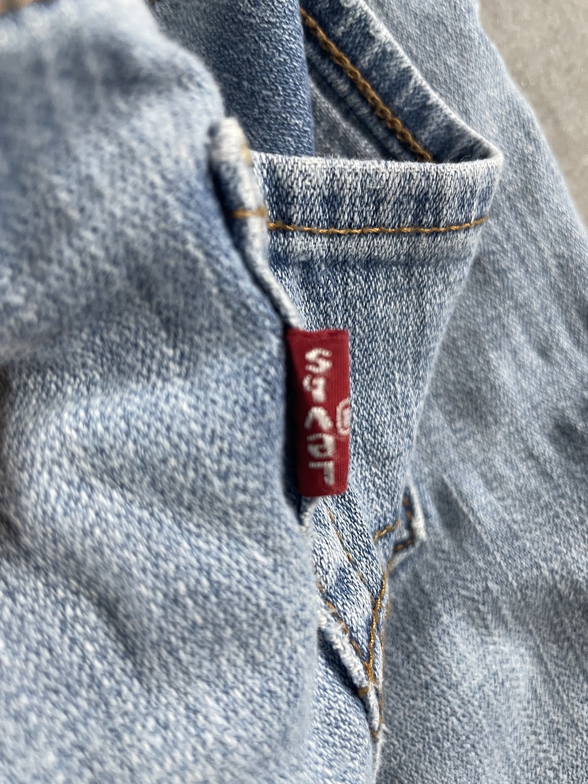 Levi's グラフィックプリント ブーツカットデニム ライトブルー 2000年代頃 レディース 11