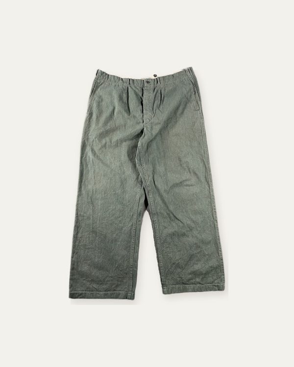 FRISTADS ワークパンツ（プリズナーパンツ） グレーグリーン スウェーデン メンズ