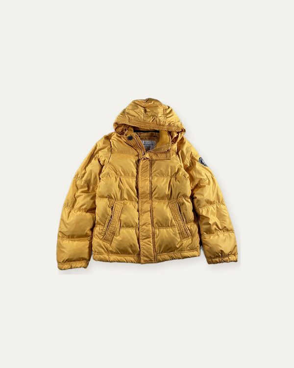Abercrombie & Fitch KEMPSHALL ダウンジャケット マスタードイエロー XL メンズ